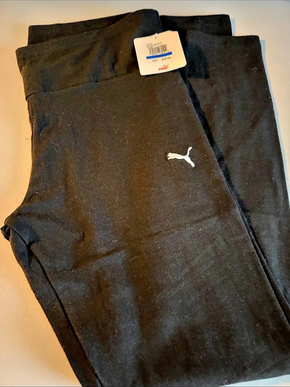 Puma Athletic Logo Leggings, Black, XL